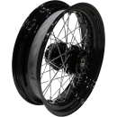 Ersatz Speichenrad 4.5x17 schwarz für Harley Dyna...