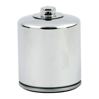 K&N Performance Ölfilter mit Top Nut Chrom für Harley V-ROD 2002-2017