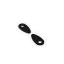 M6 Blinker Montage Adapter schwarz für Harley...