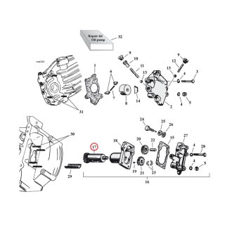 DRIVE SHAFT, SCAVENGER & BREATHER GEAR