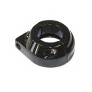 Custom throttle clamp, single cable. Black