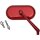 MIRROR OVAL RED