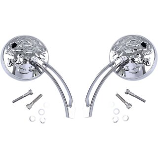 MIRROR CHR FLAME SKL 4.5