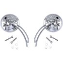 MIRROR CHR FLAME SKL 4.5