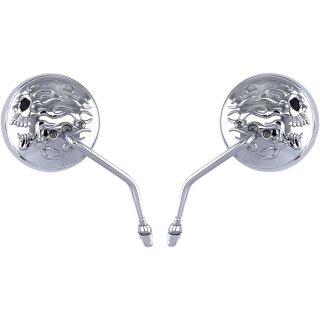 MIRROR CHR FLAME SKL 4.5