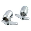 Springer fender mount set. 3/4" ID. Chrome