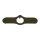 Lockplate, inline Springer fork stem nut. Black