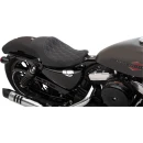 Doppel Diamond 3/4 Solo Sitz für Harley XL Sportster 04-22