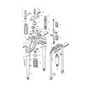 REAR LEG SECTION, SPRINGER FORK