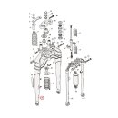 FRONT LEG SECTION, SPRINGER FORK