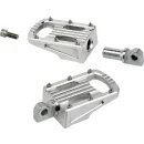 Biltwell  Punisher Fußrasten Alu silber mit...