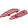 FLOORBOARD DR MX RED