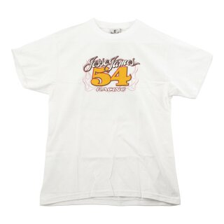 JESSE JAMES JUMP RACING T-SHIRT WHITE