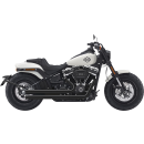 KessTech 2in2 Drags Auspuffanlage schwarz für Harley...