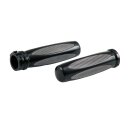 CPV, ribbed handlebar grip set. Black