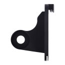 CPV, slide-in license plate bracket. Side mount, black