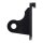 CPV, slide-in license plate bracket. Side mount, black