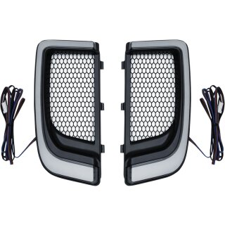 GRILL LOWER TRACER LED BK
