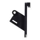 CPV, slide-in license plate bracket. Side mount, black