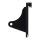 CPV, slide-in license plate bracket. Side mount, black
