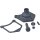 STARTER BUTTON WRKLE BLK