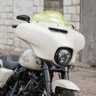 Kolor Flare™ Ice Windschild 6.5" Gelb für Harley FLHT FLHX 14-24