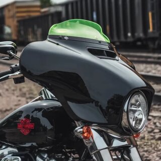 Kolor Flare™ Ice Windschild 4" Grün für Harley FLHT FLHX 14-24