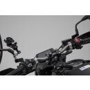 SW-Motech Universal Motorrad Navi Halter Kit mit Phone Case