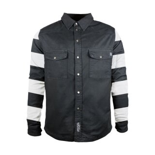 John Doe Motoshirt XTM© Prison schwarz weiß XS-5XL