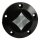 CPV Diamond Point Cover schwarz für Harley Twin Cam 99-17