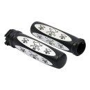 CPV, Skull handlebar grip set. Black