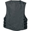 ICON Regulator™ D3O® Biker Motorrad Leder Weste L/XL