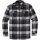 FLANNEL FELLER BK/GY 2X