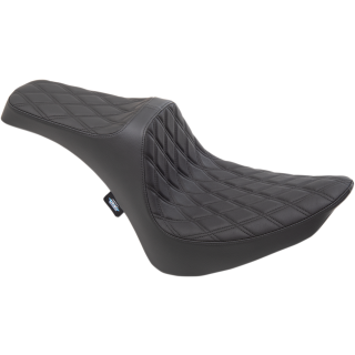 Drag Specialties Predator III Sitzbank Diamond Stitch für Harley Softail 84-99
