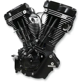 S&S V111 Long-Block Motor schwarz für Harley 84-99