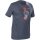 TEE MEN RD STRIP BL/GR L