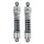 Progressive Suspension Tieferlegung Stoßdämpfer für Harley FX DYNA 91-17 12"