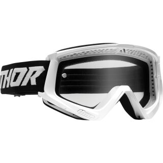 GOGGLE COMBAT RACR WH/BK