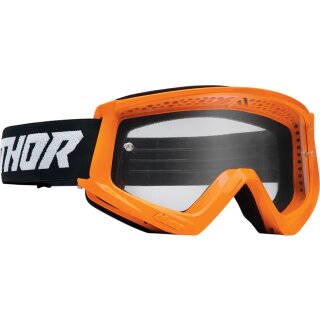 GOGGLE CMBT RCR YTH FLOR/BK