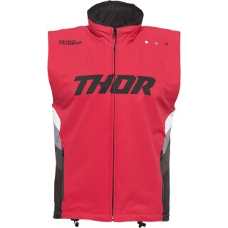 VEST THOR WARMUP RD/BK MD