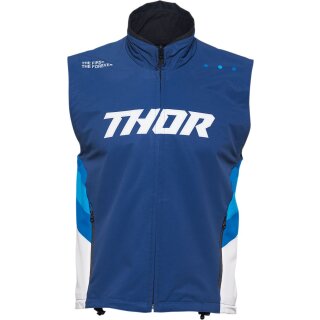 VEST THOR WARMUP NV/WH SM