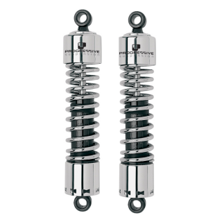 Stoßdämpfer Progressive Suspension chrom für Harley Dyna 91-17 12.6"