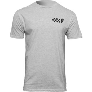 TEE CHECKERS OATMEAL SM