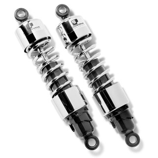 Progressive Suspension Stoßdämpfer Chrom für Harley FLH FLT Touring 13"