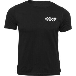 TEE YOUTH CHECKERS BK LG