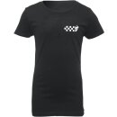 TEE GIRLS CHECKERS BK XL