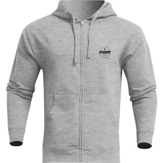 FLEECE STADIUM ZP HTHR GY 2X