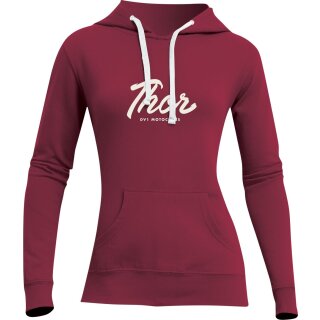 FLEECE WMN SCRIPT WINE MD
