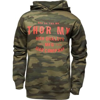 FLEECE YTH CRAFTED CAMO LG