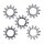 CHROME INT. LOCKWASHER, 1/2 INCH